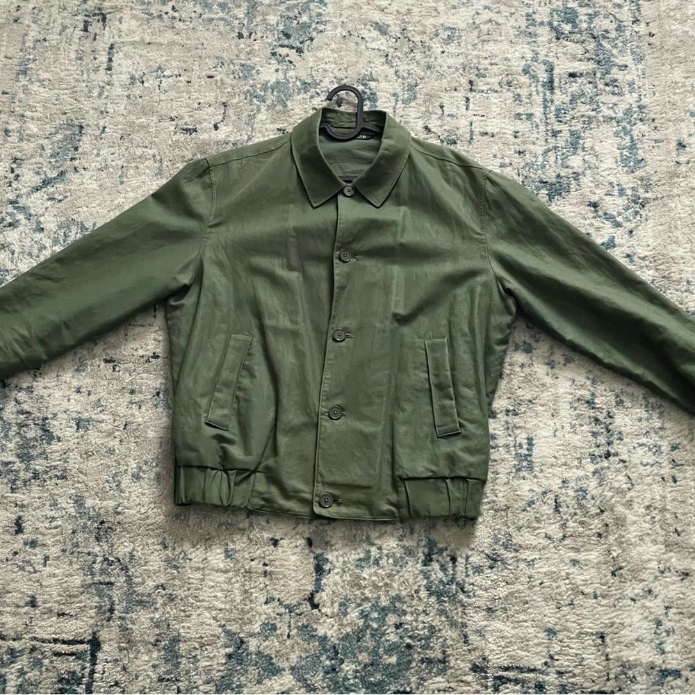 Green canvas jacket - no lining